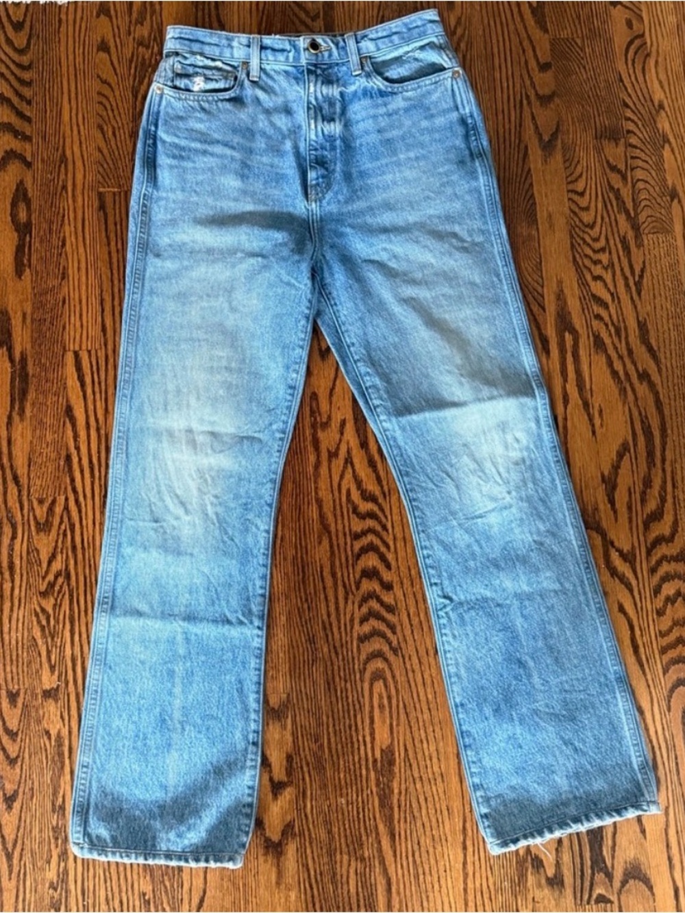 KHAITE Danielle Straight Leg Jeans